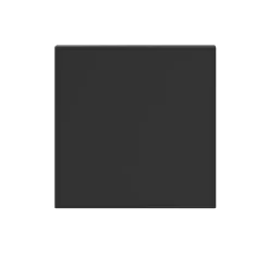 Porte battante anthracite mat GoodHome Atomia H 37,2 x L. 37,2 cm
