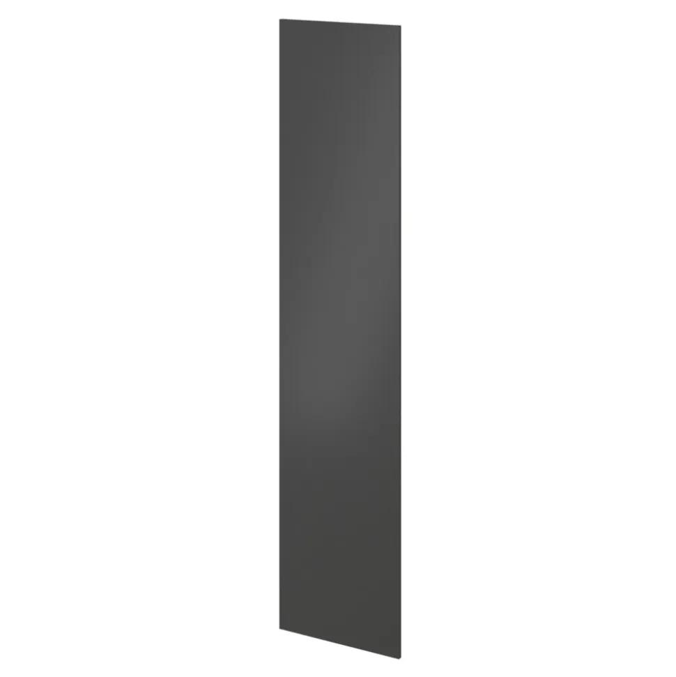 Porte battante anthracite GoodHome Atomia H. 224,7 x L. 49,7 cm