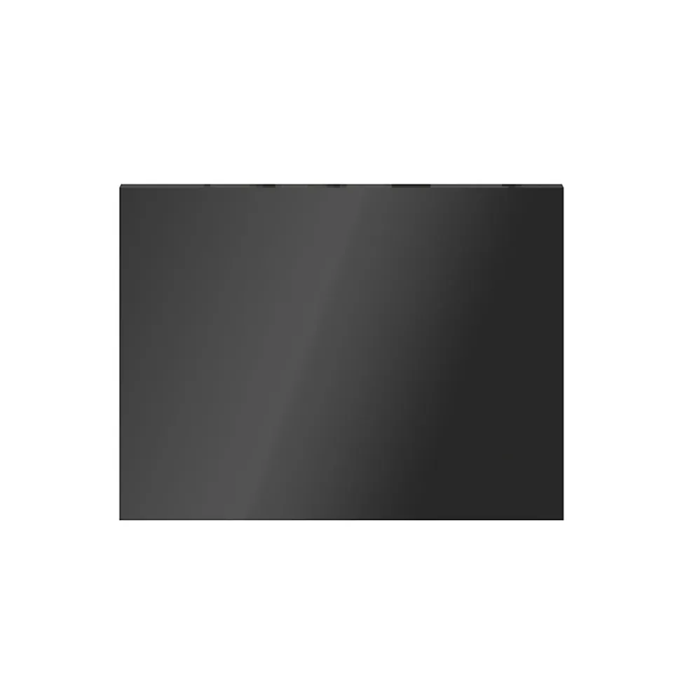 Porte battante anthracite brillant GoodHome Atomia H 37,2 x L. 49,7 cm