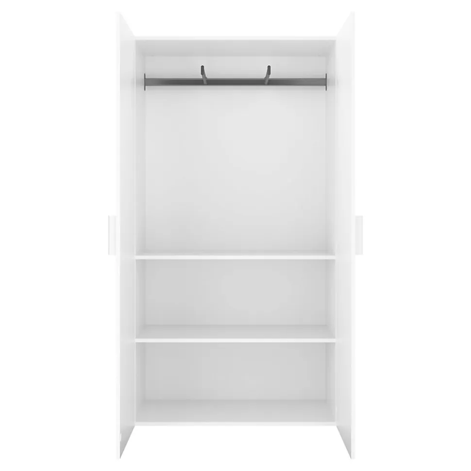 Porte battante blanche GoodHome Atomia H. 187,2 x L. 49,7 cm