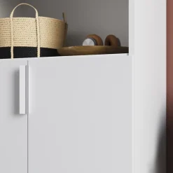 Porte battante blanche GoodHome Atomia H 74,7 x L. 37,2 cm
