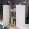 Porte battante blanche GoodHome Atomia H. 112,2 x L. 49,7 cm