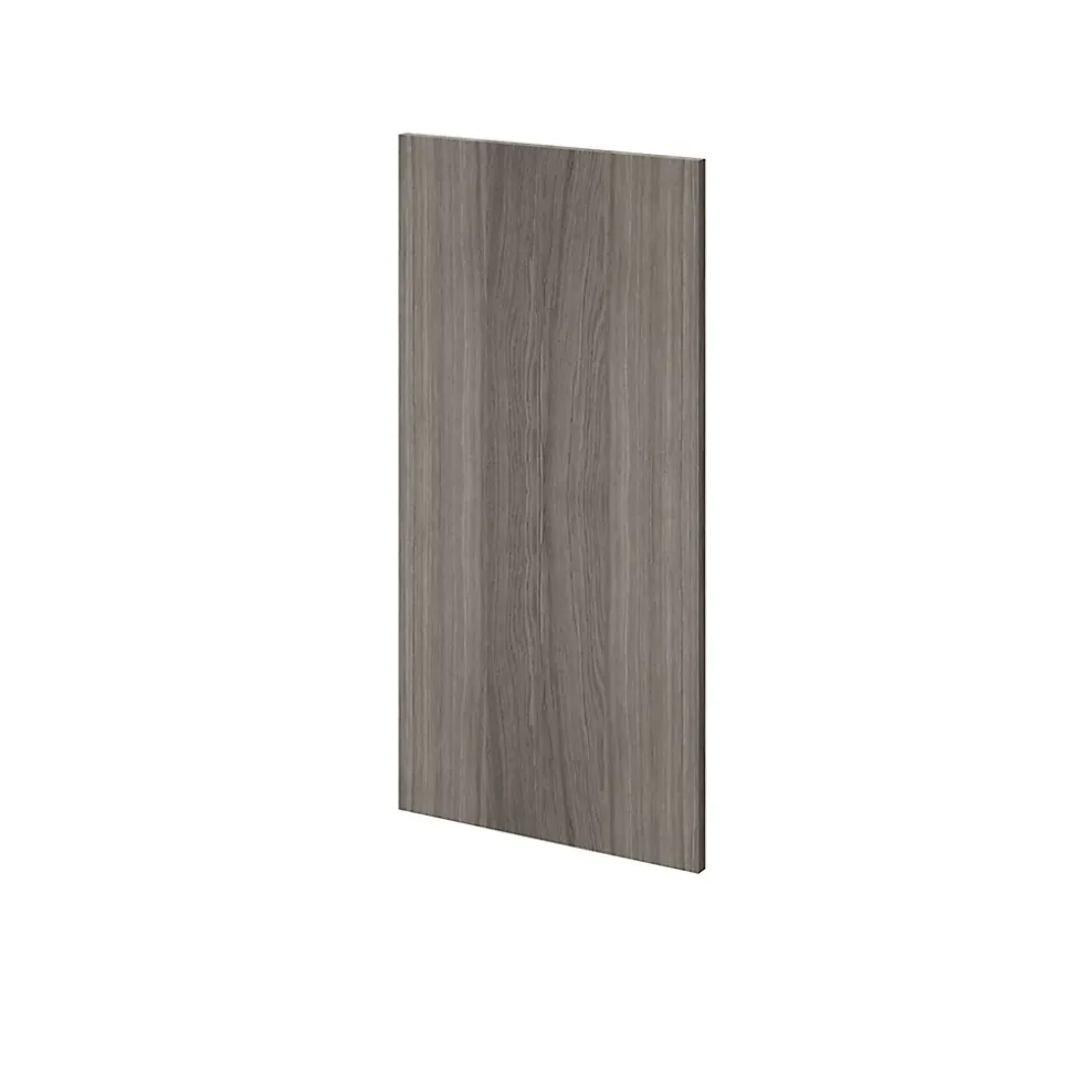 Porte battante effet chêne grisé GoodHome Atomia H 74,7 x L. 37,2 cm