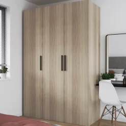 Porte battante effet chêne GoodHome Atomia H 224,7 x L. 49,7 cm