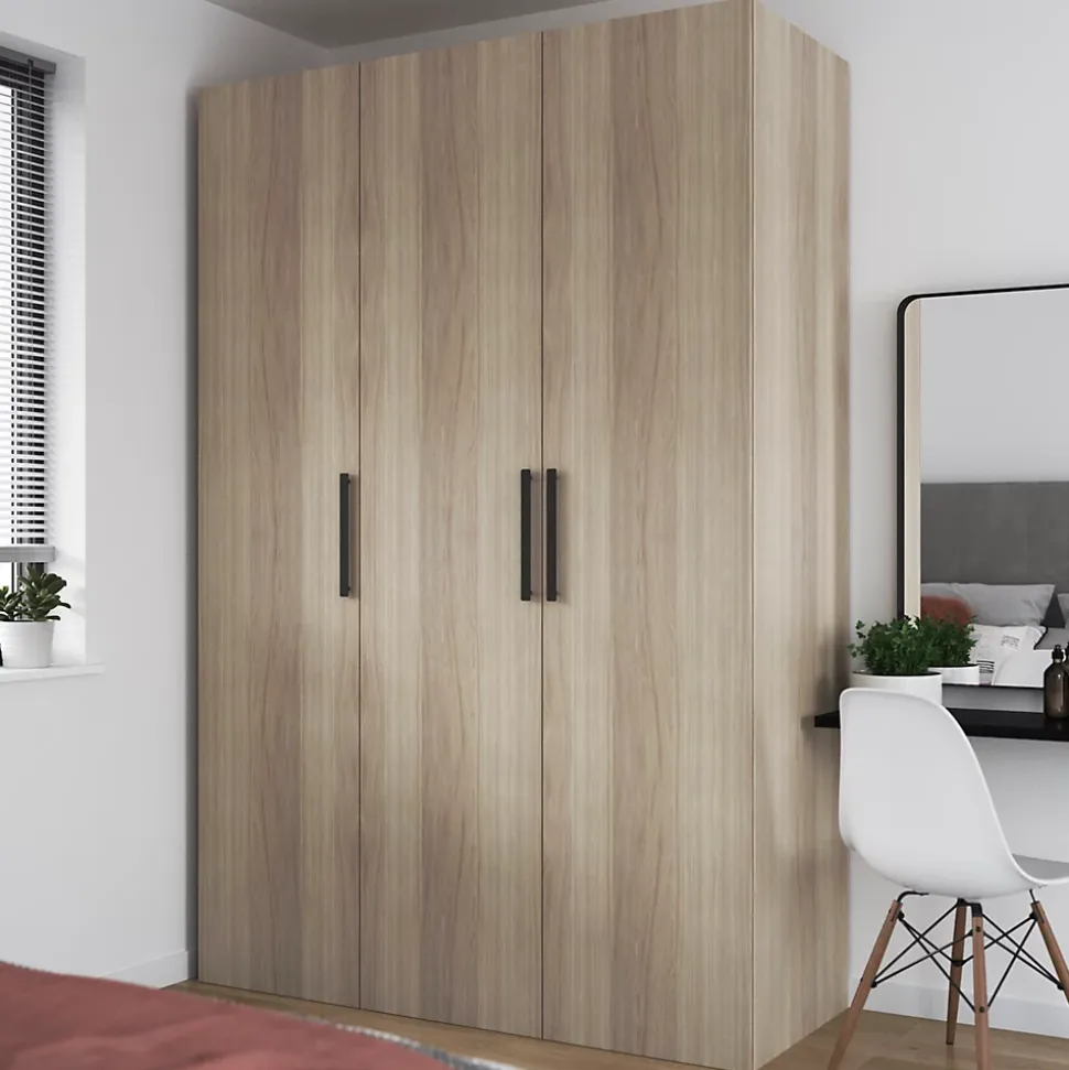 Porte battante effet chêne GoodHome Atomia H 224,7 x L. 49,7 cm