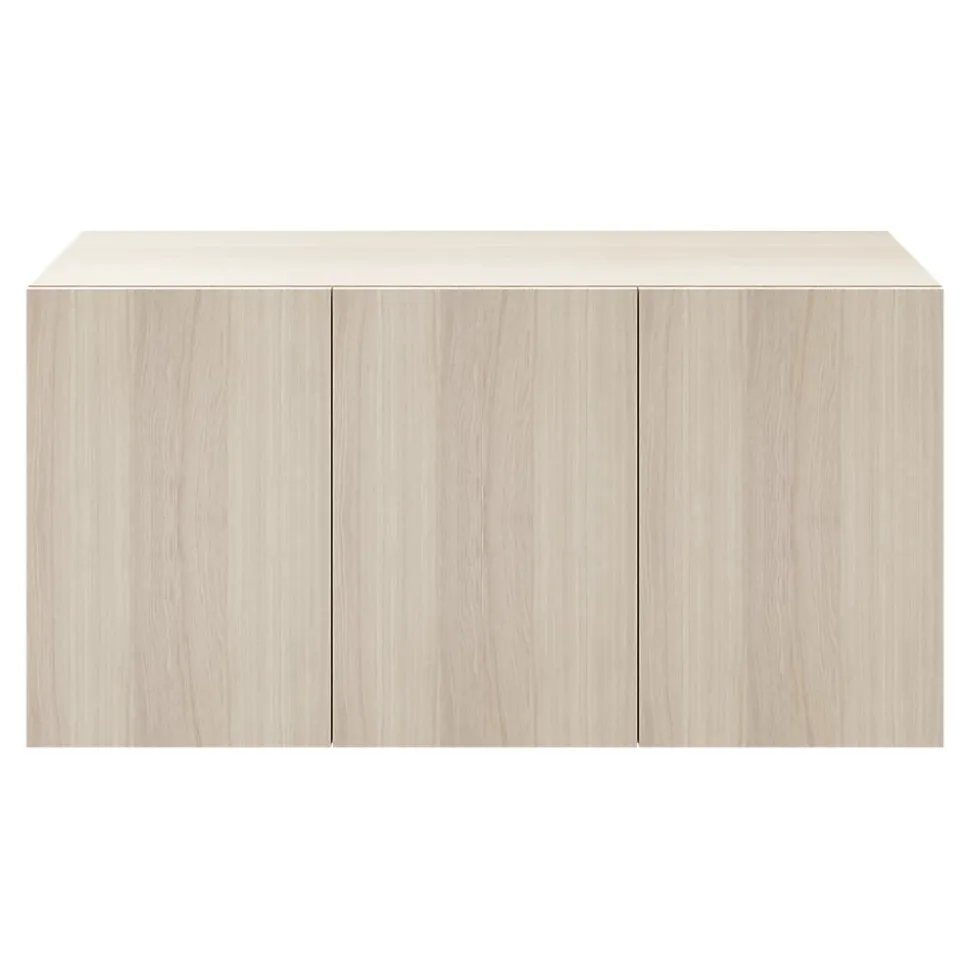 Porte battante effet chêne GoodHome Atomia H 74,7 x L. 49,7 cm