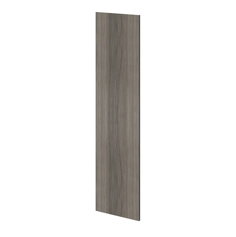 Porte battante effet chêne grisé GoodHome Atomia H. 149,7 x L. 37,2 cm
