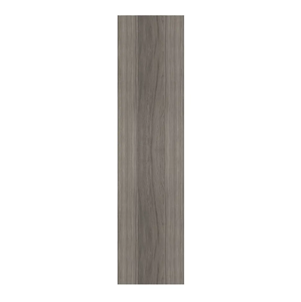 Porte battante effet chêne grisé GoodHome Atomia H. 149,7 x L. 37,2 cm