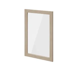 Porte battante effet chêne en verre GoodHome Atomia H 74,7 x L. 49,7 cm