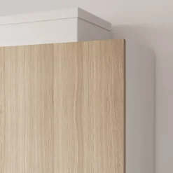 Porte battante effet chêne GoodHome Atomia H. 187,2 x L. 49,7 cm