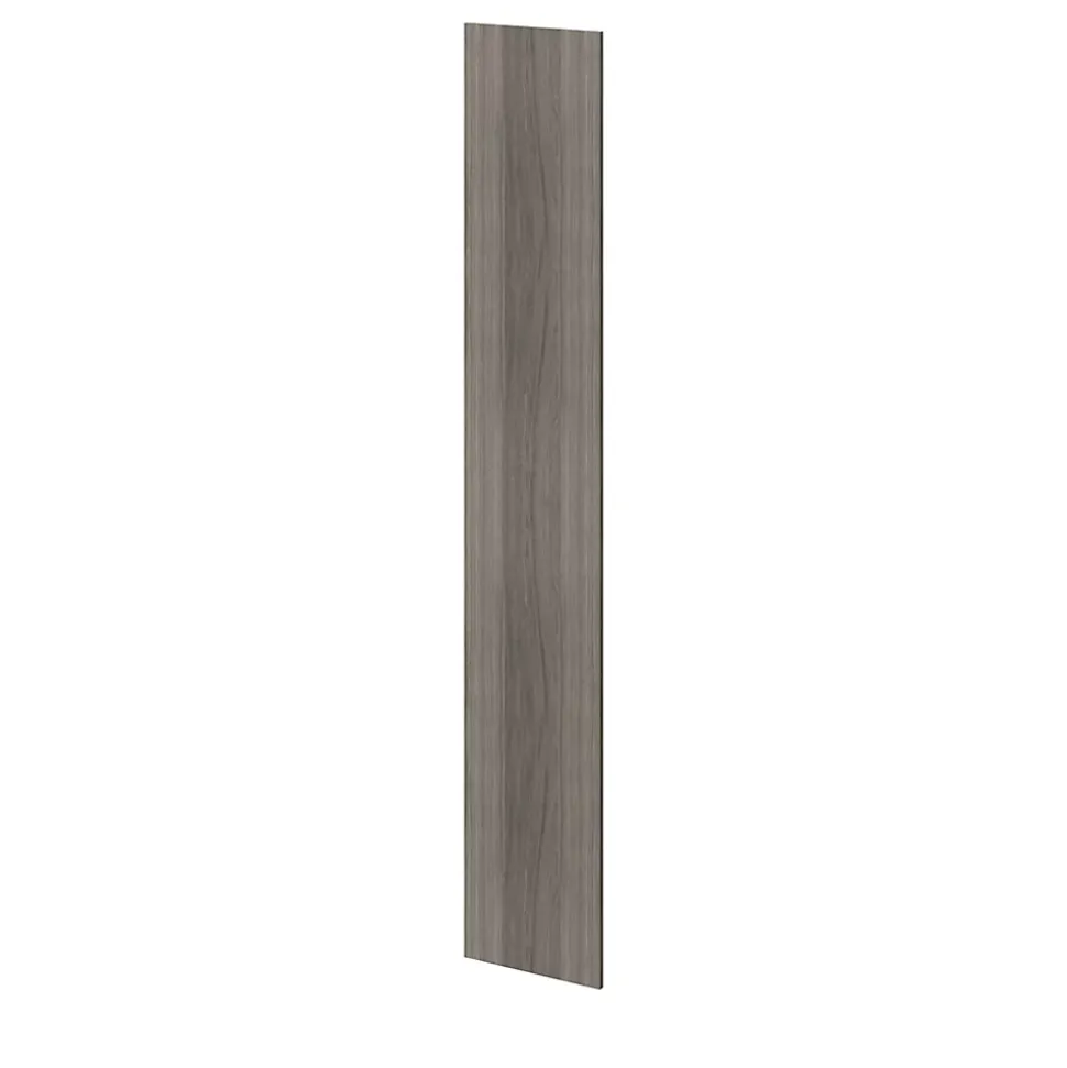 Porte battante effet chêne grisé GoodHome Atomia H 224,7 x L. 37,2 cm