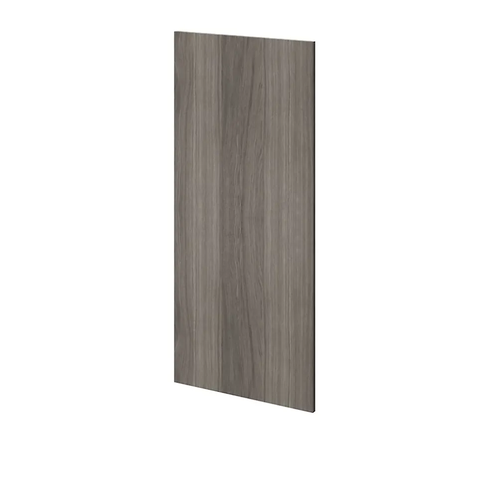 Porte battante effet chêne grisé GoodHome Atomia H. 112,2 x L. 49,7 cm