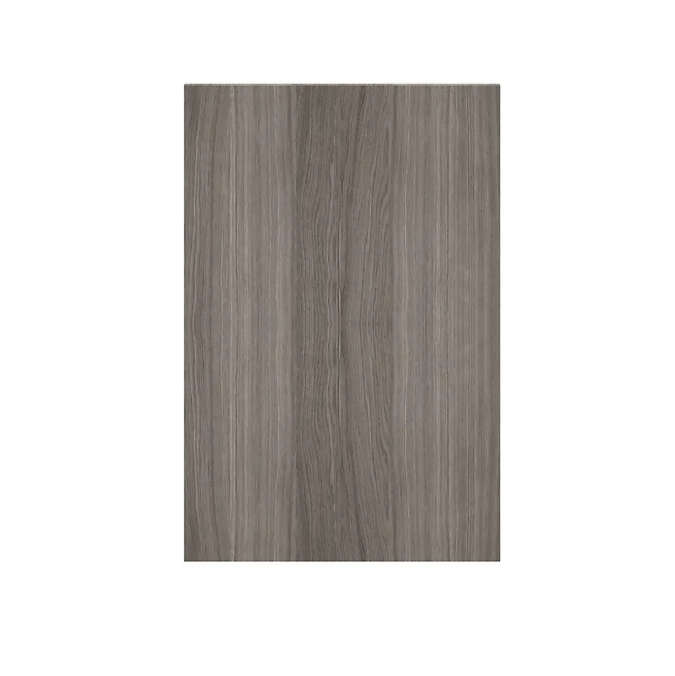 Porte battante effet chêne grisé GoodHome Atomia H 74,7 x L. 49,7 cm
