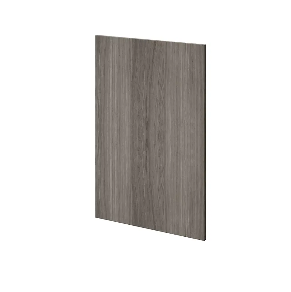 Porte battante effet chêne grisé GoodHome Atomia H 74,7 x L. 49,7 cm