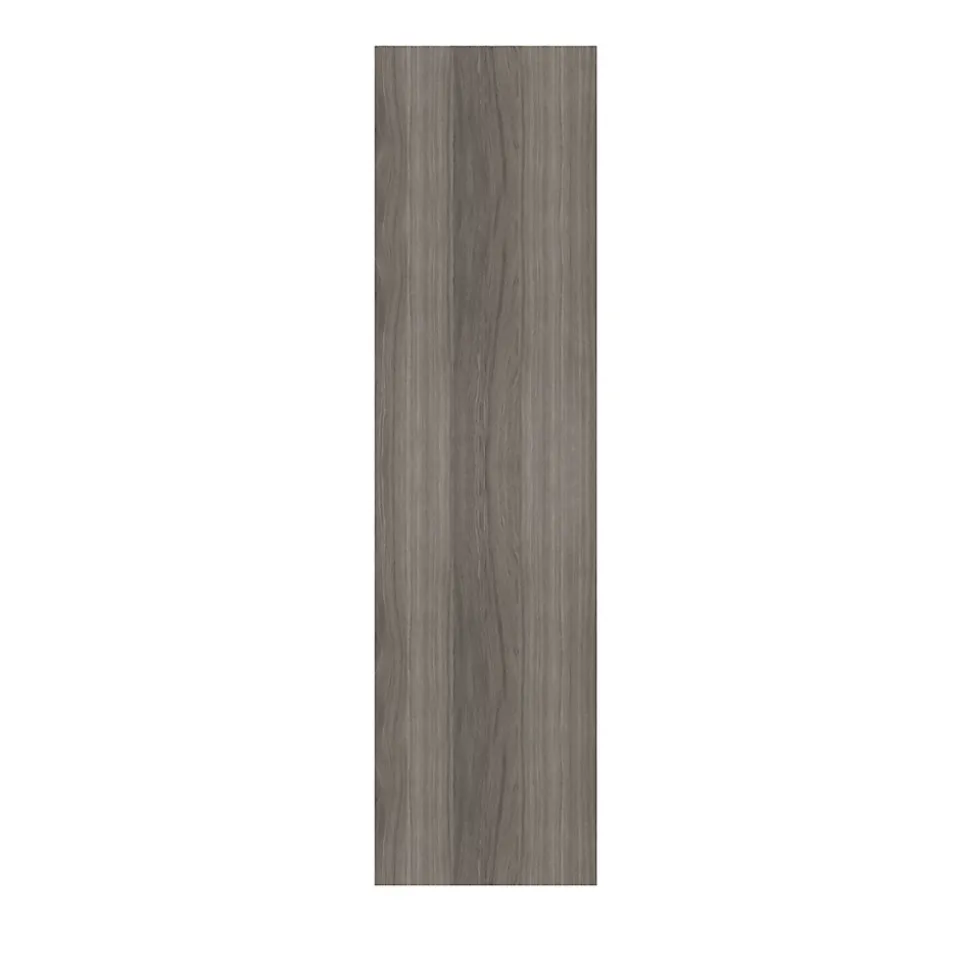 Porte battante effet chêne grisé GoodHome Atomia H. 187,2 x L. 49,7 cm