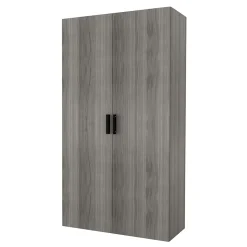 Porte battante effet chêne grisé GoodHome Atomia H. 187,2 x L. 49,7 cm
