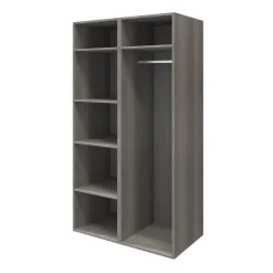 Porte battante effet chêne grisé GoodHome Atomia H. 187,2 x L. 49,7 cm