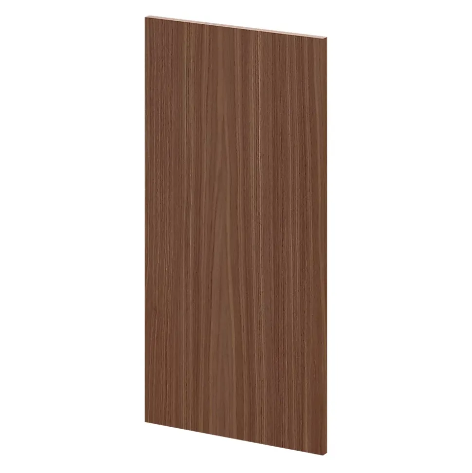 Porte battante effet noyer GoodHome Atomia H. 74,7 x L. 37,2 cm