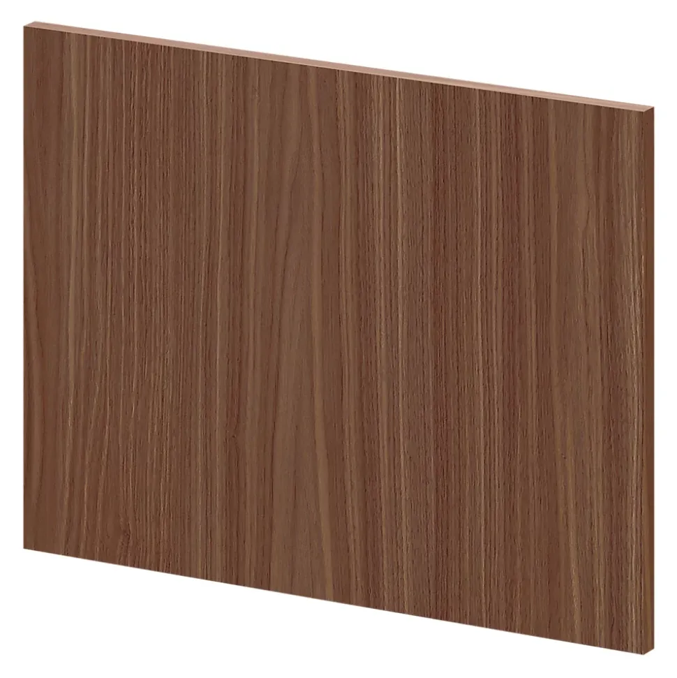 Porte battante effet noyer GoodHome Atomia H. 37,2 x L. 49,7 cm