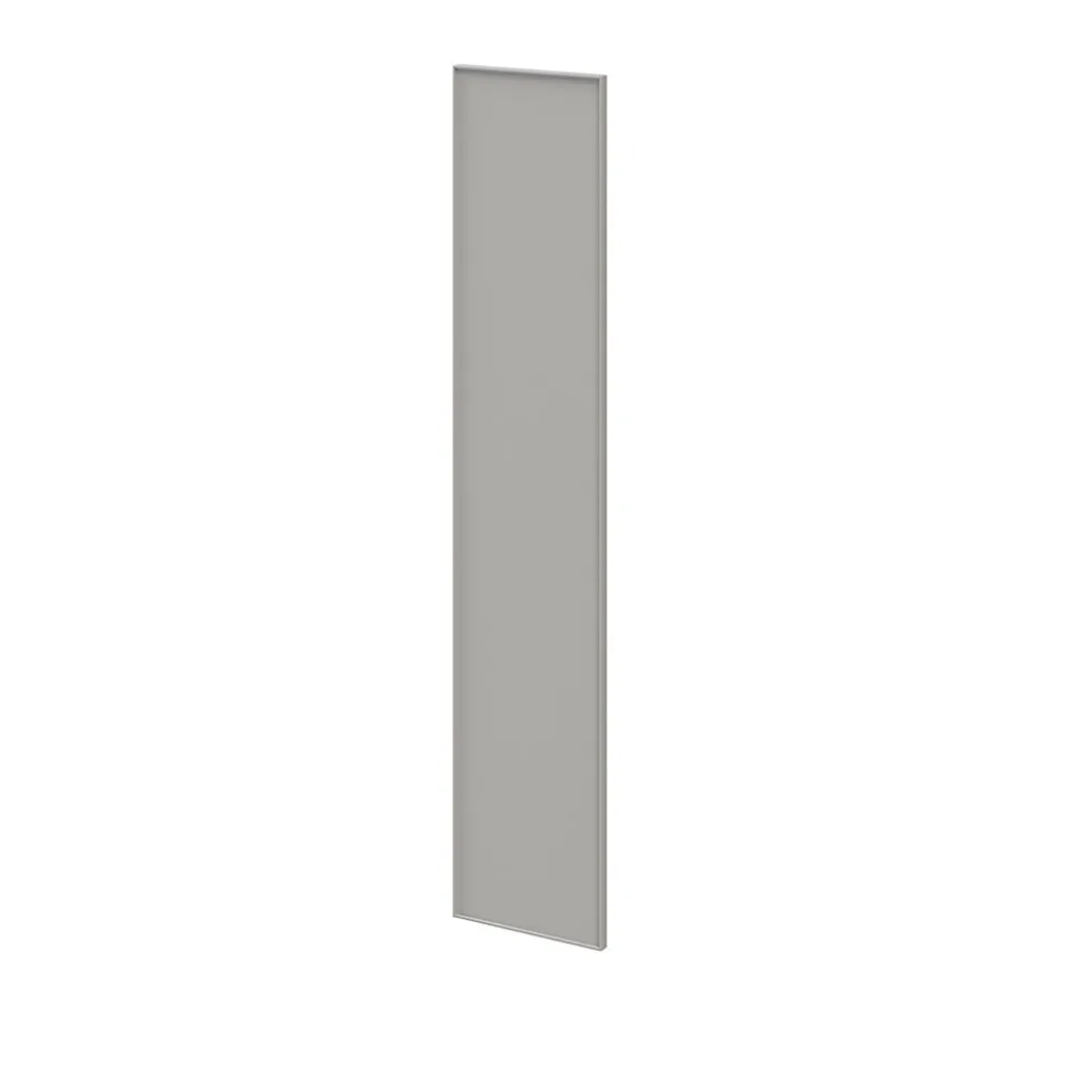 Porte battante gris clair mat GoodHome Atomia H.187,2 x L.37,2 cm