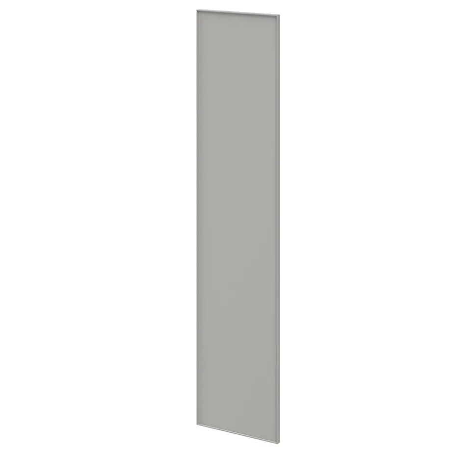 Porte battante grise claire mate GoodHome Atomia H. 224,7 x L. 49,7 cm