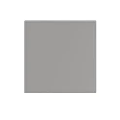 Porte battante grise claire mate GoodHome Atomia H 37,2 x L. 37,2 cm