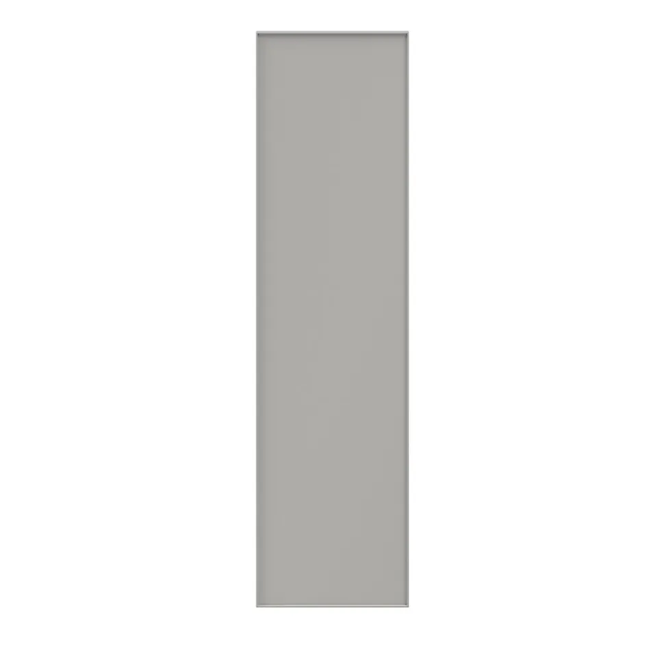Porte battante grise claire mate GoodHome Atomia H 187,2 x L. 49,7 cm