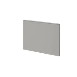 Porte battante grise claire mate GoodHome Atomia H 37,2 x L. 49,7 cm