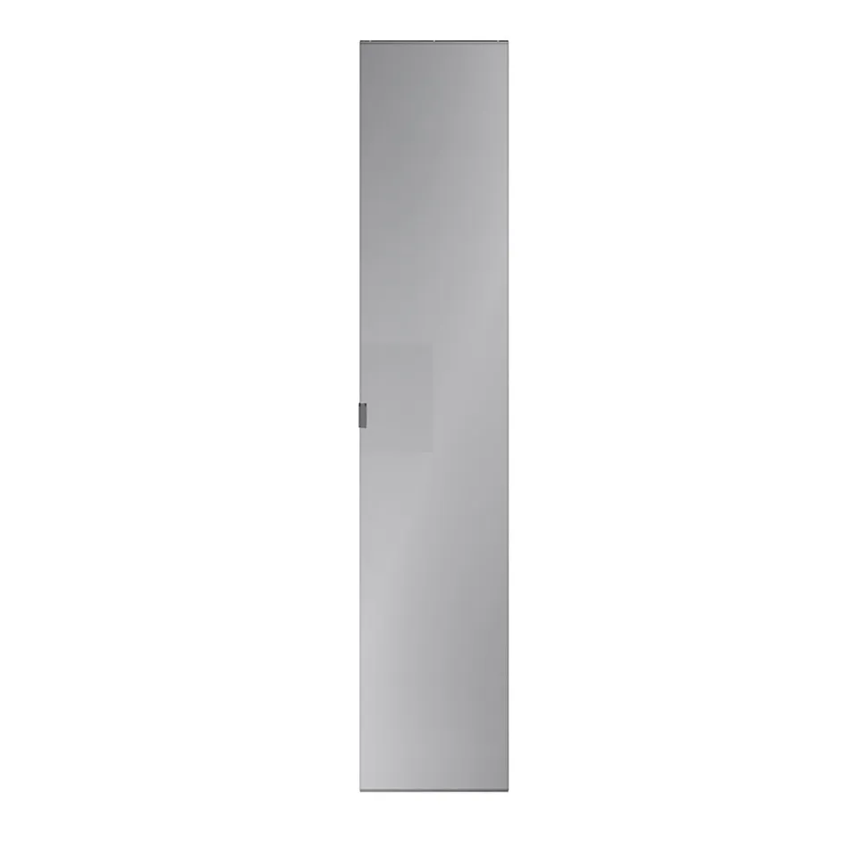 Porte battante miroir argent GoodHome Atomia H. 187,2 x L. 37,2 cm