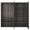 Porte battante miroir GoodHome Atomia H. 187,2 x L. 49,7 cm