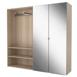 Porte battante miroir GoodHome Atomia H. 187,2 x L. 49,7 cm