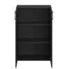 Porte battante noir GoodHome Atomia H. 112,2 x L. 37,2 cm