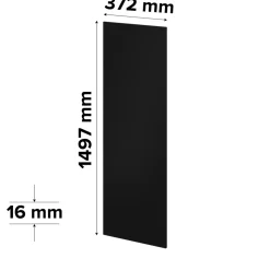 Porte battante noir GoodHome Atomia H. 149,7 x L. 49,7 cm