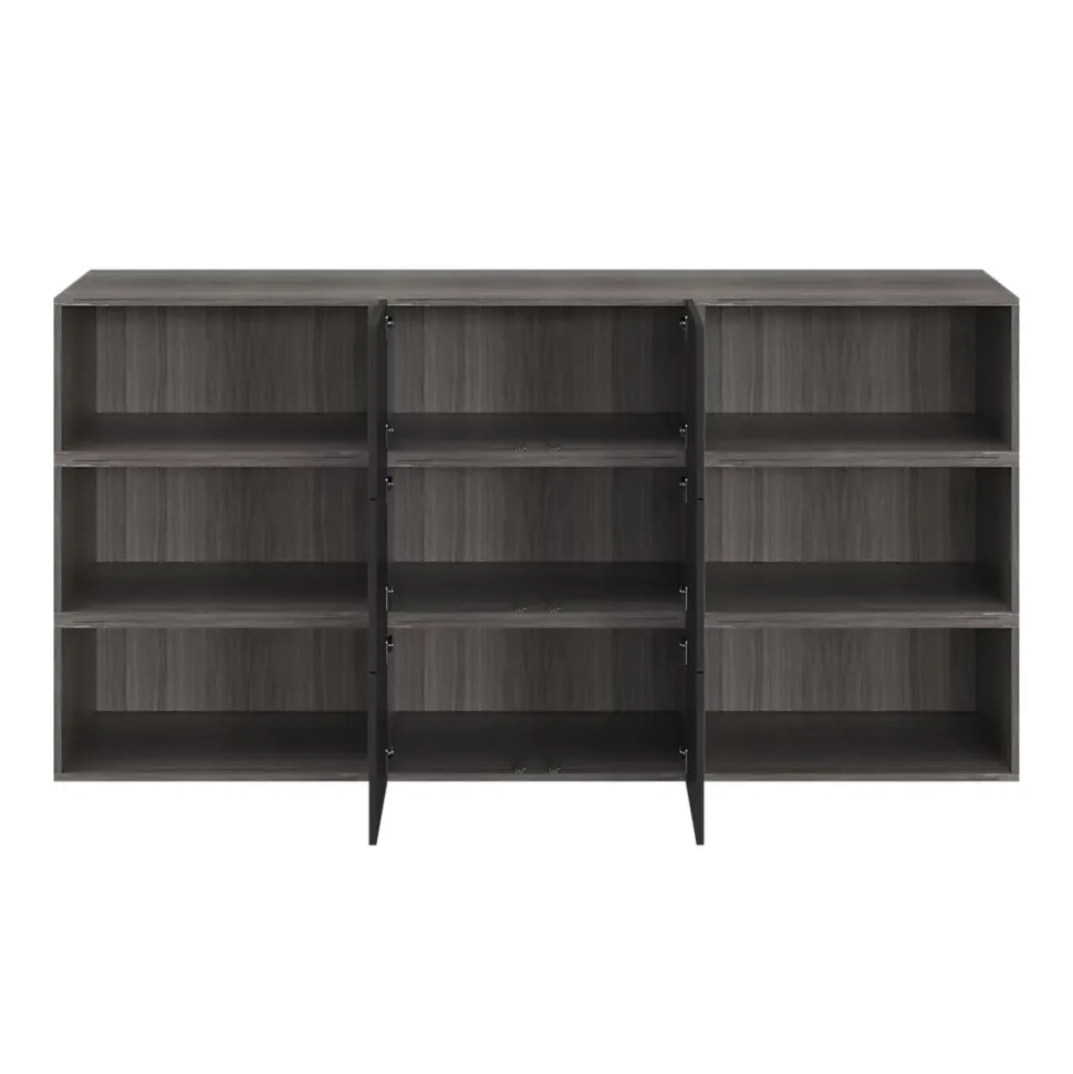 Porte battante noir GoodHome Atomia H. 37,2 x L. 37,2 cm