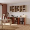 Porte battante terracotta GoodHome Atomia H. 187,2 x L. 37,2 cm