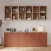 Porte battante terracotta GoodHome Atomia H. 112,2 x L. 49,7 cm