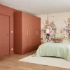Porte battante terracotta GoodHome Atomia H. 224,7 x L. 49,7 cm