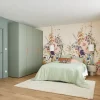 Porte battante vert agave GoodHome Atomia H. 224,7 x L. 49,7 cm