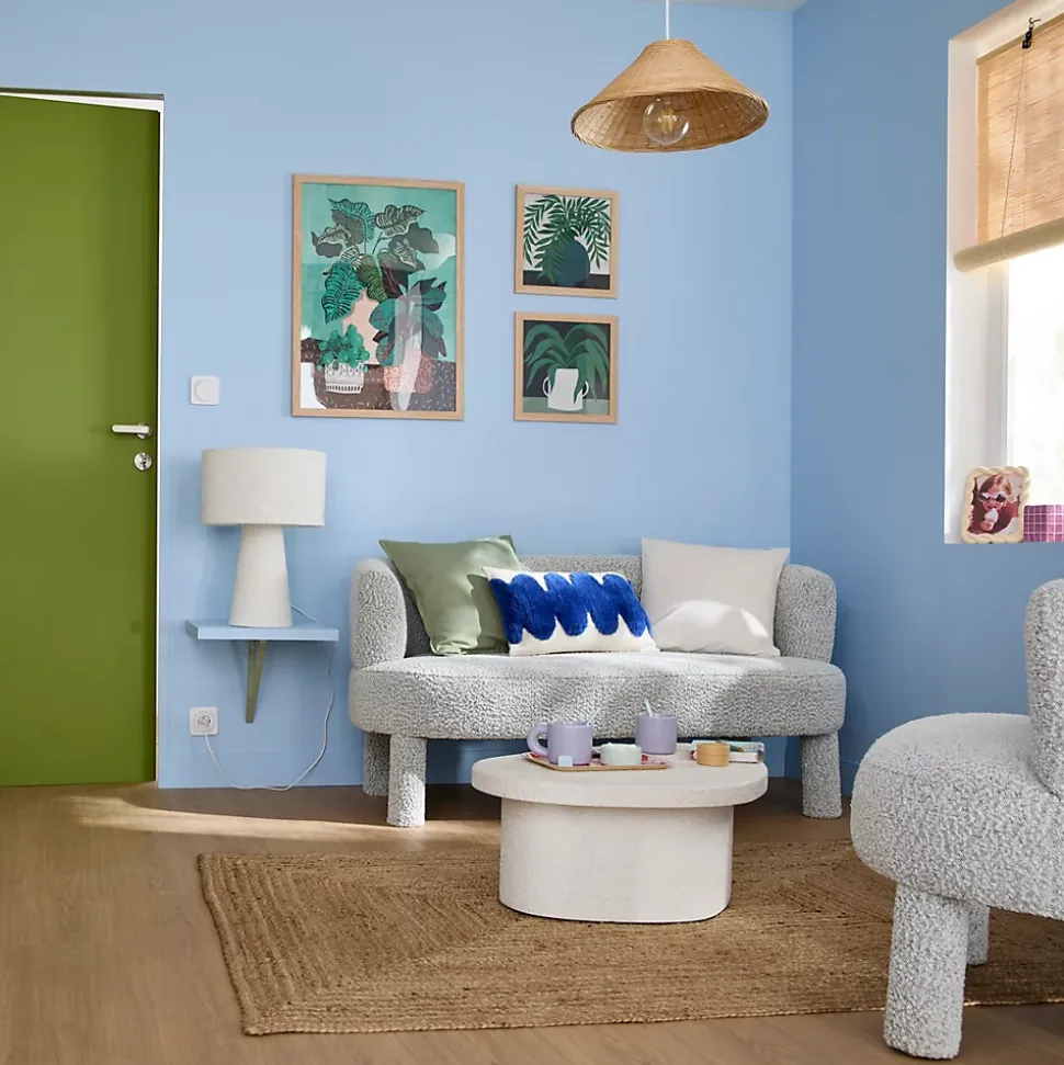 Porte battante vert forêt GoodHome Atomia H. 74,7 x l. 37,2 cm