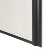 Porte de placard coulissante atelier bois nordique profil noir GoodHome Arius H. 248,5 x L. 91.2 cm + amortisseurs