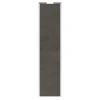 Porte de placard coulissante gris antique profil blanc GoodHome Arius H. 248,5 x L. 62.2 cm + amortisseurs