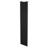 Porte de placard coulissante noir mat profil blanc GoodHome Arius H. 248,5 x L. 62.2 cm + amortisseurs