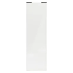 Porte de placard coulissante blanc brillant profil blanc GoodHome Arius H. 248,5 x L. 77.2 cm + amortisseurs