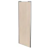 Porte de placard coulissante effet chêne clair profil gris GoodHome Arius H. 248,5 x L. 92.2 cm + amortisseurs