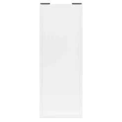 Porte de placard coulissante blanc profil blanc GoodHome Arius H. 248,5 x L. 92.2 cm + amortisseurs