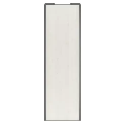 Porte de placard coulissante bois nordique profil gris GoodHome Arius H. 248,5 x L. 77.2 cm + amortisseurs