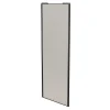 Porte de placard coulissante gris clair mat profil noir GoodHome Arius H. 248,5 x L. 92.2 cm + amortisseurs