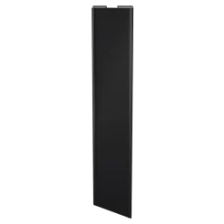 Porte de placard coulissante noir mat profil noir GoodHome Arius H. 248,5 x L. 62.2 cm + amortisseurs