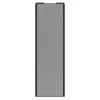 Porte de placard coulissante béton profil noir GoodHome Arius H. 248,5 x L. 77.2 cm + amortisseurs
