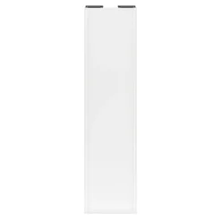 Porte de placard coulissante blanc profil blanc GoodHome Arius H. 248,5 x L. 62.2 cm + amortisseurs
